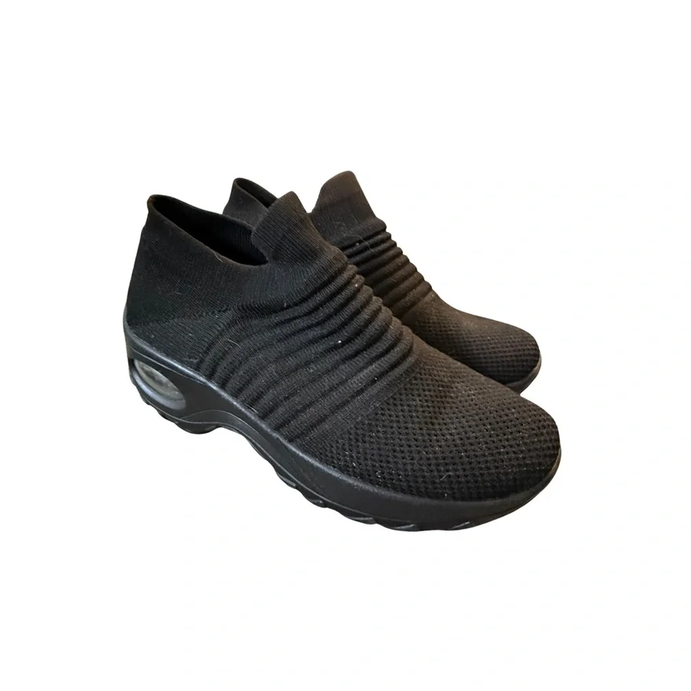 Black‎ Slip-On Jazz Dance 💃 Sneakers